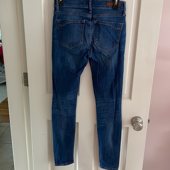 Express skinny mid rise ripped jean - Picture 2 of 3